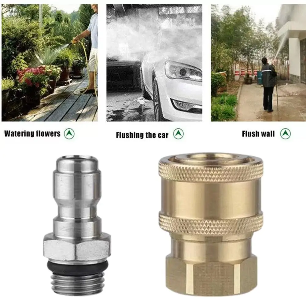 1/2PCS High Pressure Water Gun Quick Connector For Garden Hoses Washing Car Water-Guns Nozzle Connector