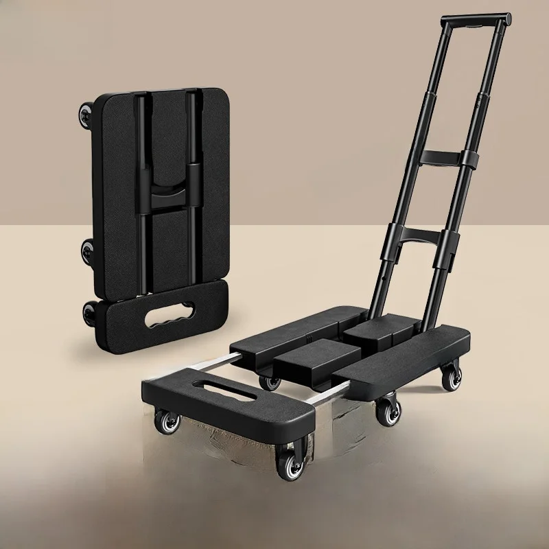 portable-folding-hand-pulled-cart-retractable-handle-luggage-cart-moving-vehicle-small-trailer-for-students-and-adults