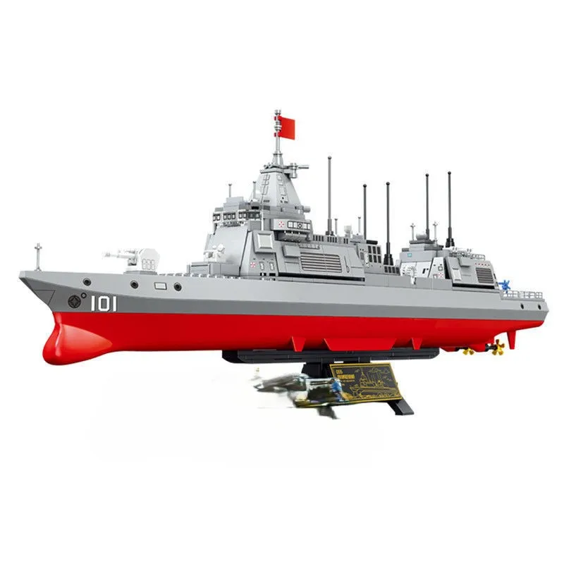 

Missile Destroyer Building Blocks Military Navy Warship Model Bricks DIY Assembly Toy for Boys Kids Educational Gift Set