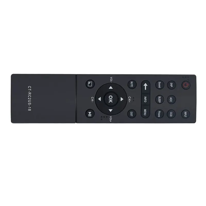 (A30I) CT-RC2US-18 Control Remoto de Repuesto para Televisores LED Toshiba 55L421U 43L621U 55L621U 49L621U 65L621U 43L511U18 50L711U18