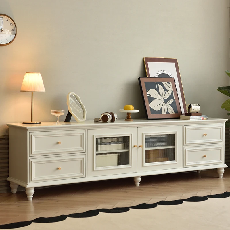 

Tv Stand Living Room Tv Cabinet Decoration Tv Furniture White Multifunction Home Furniture Meuble Aesthetic Storage Cabinet