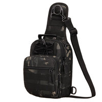 Outdoor Tactical Shoulder Chest Bag Molle Camo Backpack Cycling Hunting Fishing Military Pack Crossbody Hiking Waterproof Travel