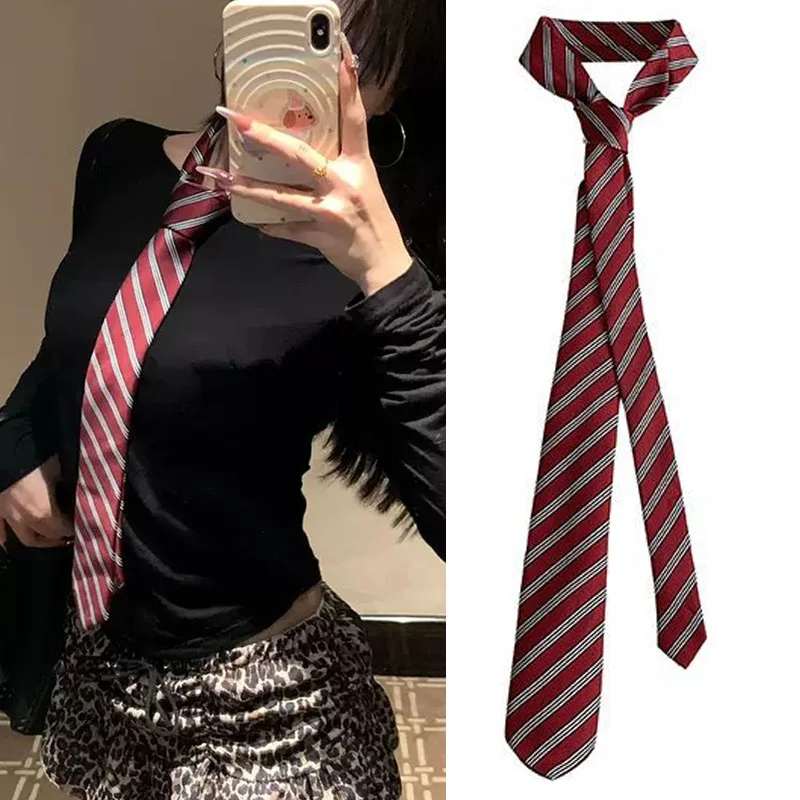 

Удлиненные красные полосатые ремни для галстуков с джинсами, многофункциональный галстук, декоративный аксессуар, индивидуальная модная повязка на голову, ремни для шарфа