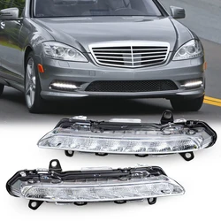 2218201756 2218201856 DRL For Mercedes Benz S-Class W221 S350 S500 C250 C300 LED Daytime Running Lights Fog Lamp Car Accessories