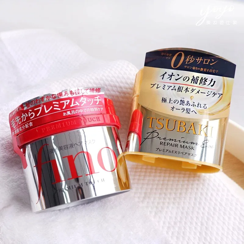 Japan TSUBAKI Premium Repair Hair Mask, Deep Nourishing Conditioner for Dry Damaged Hair, Anti-Frizz & Smoothing Treatment