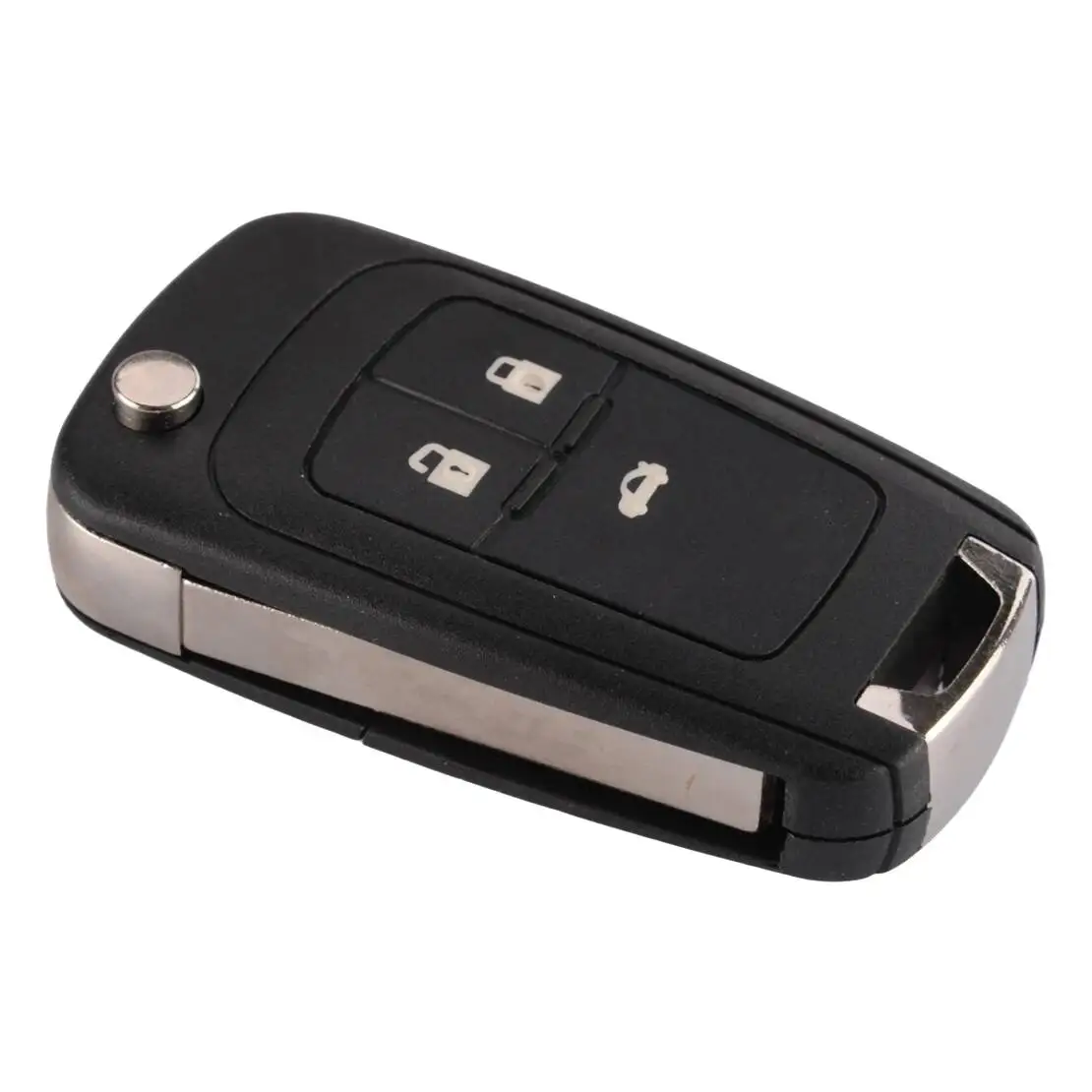 2Pcs Remote 3 Button Car Key Cover Fob Holder Shell Case Housing Fit For Chevrolet GMC Terrain Buick LaCrosse