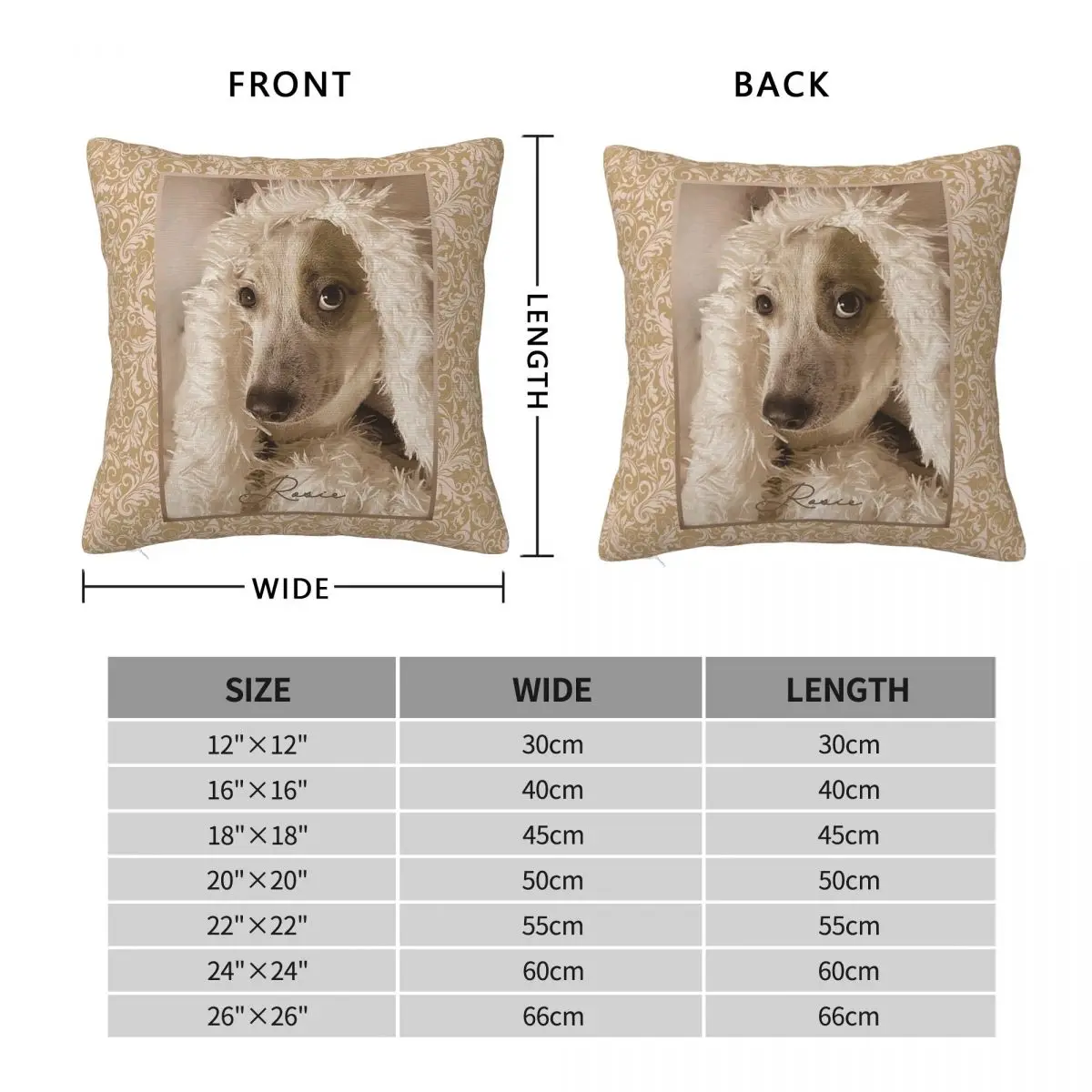 Cozy Rosie Ralaxing Dog Square Pillowcase Polyester Linen Velvet Creative Decor Pillow Case Home Cushion Cover Wholesale 45x45