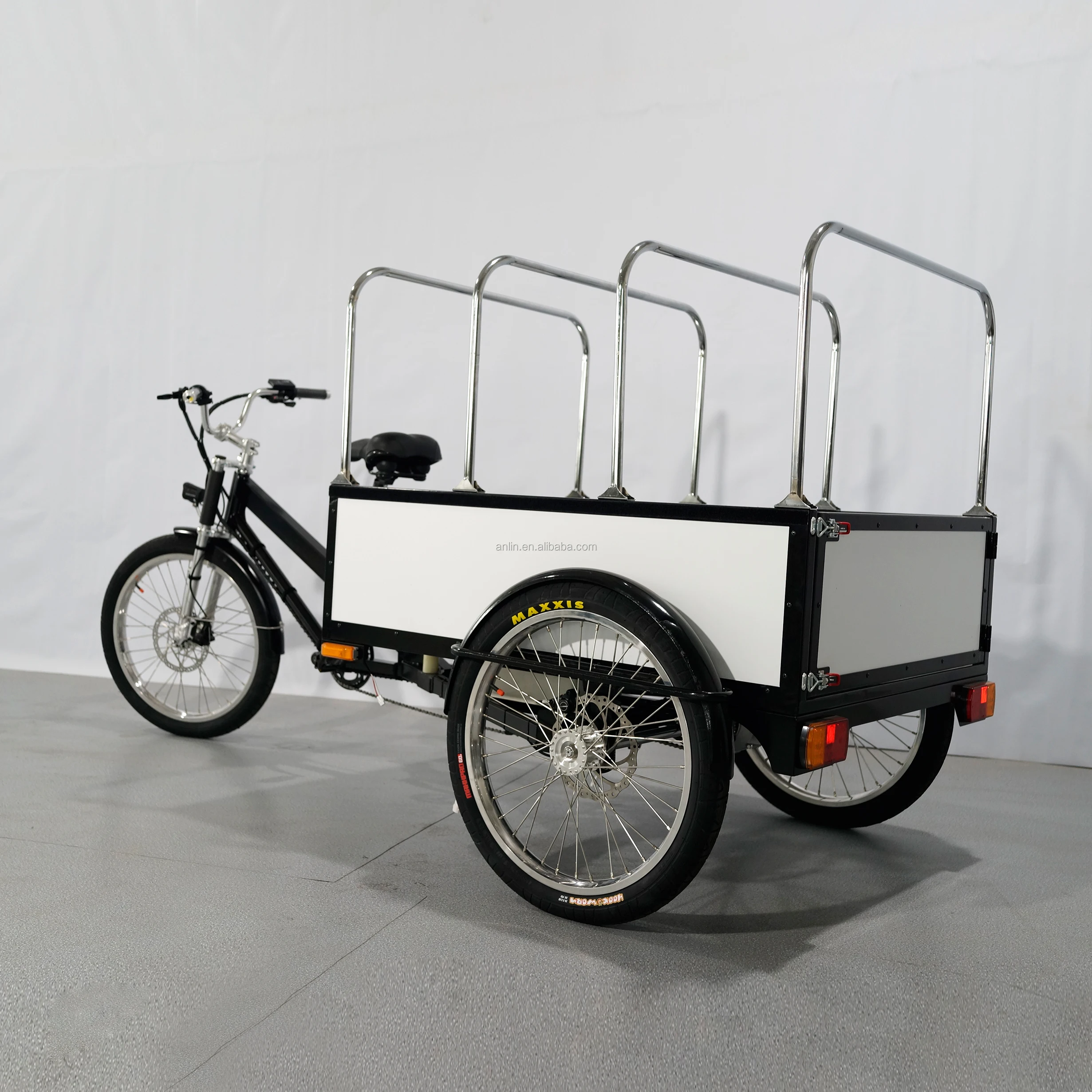 500W Electric  Trike/Tricycle High Quality Customized Soft Top, aluminum box,  trike trailer,open