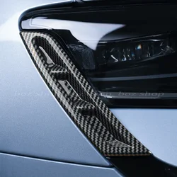 For BYD Seal EV Headlight Side Trim Machine Cover Trim Light Eyebrow Bright Strip Sticker Body Special Modification Parts