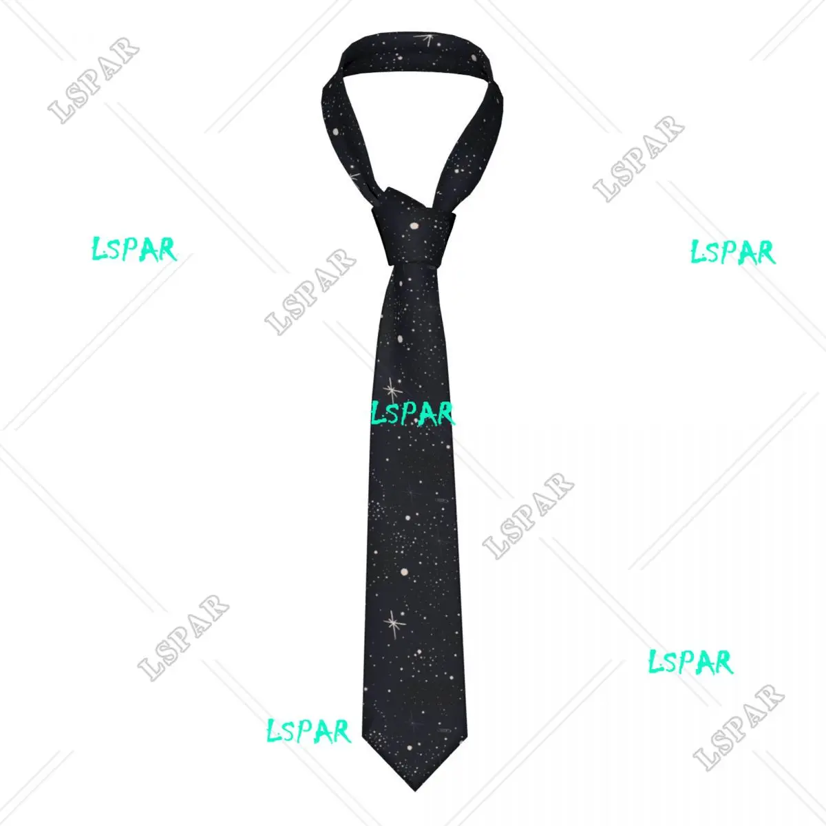 

Mens Tie Slim Skinny Cosmic Stars Planets Rocket Necktie Fashion Necktie Free Style Men Tie Party Wedding