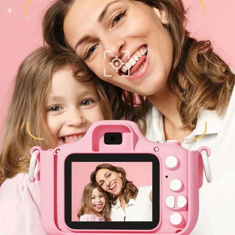 Cámara de juguete para niños pequeños, cámara Digital de vídeo con tarjeta SD de 32GB, juguetes para exteriores, regalo de Navidad y cumpleaños