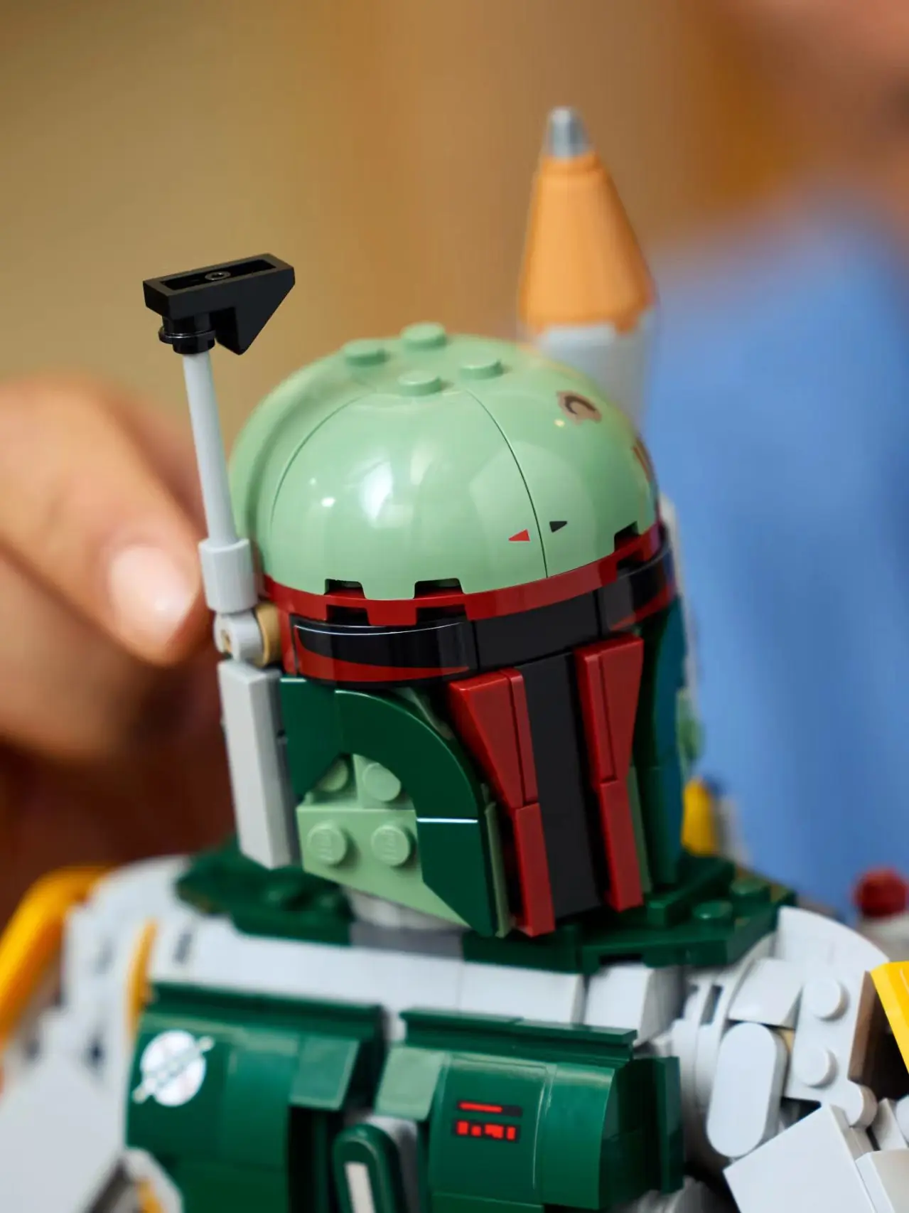 Boba Fett Große Actionfigur MOC Baustein-Modell 1544 Teile Sammlerstück Bausteine Spielzeug für Erwachsene Kinder Geburtstagsgeschenk – Detail 4
