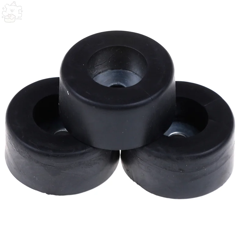Durable Speaker Cabinets  Rubber Feet Damper Pad Base 4 Pcs 38mm X19mm