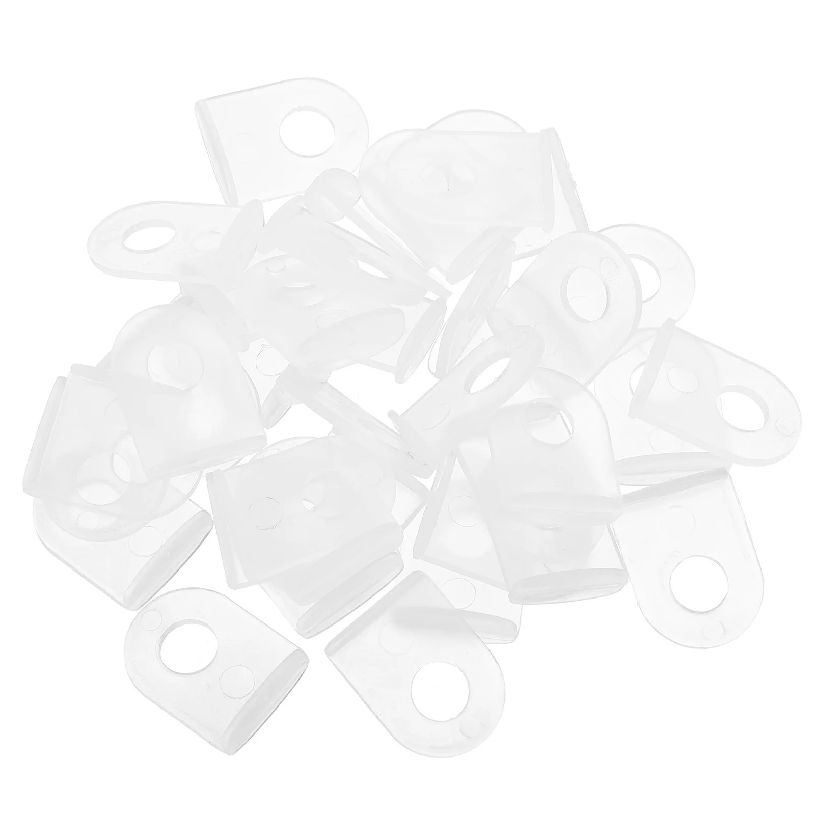 

100Pcs Versatile Banner Hangers ABS Material Easy Installation Plastic Accessories for Supermarket Posters