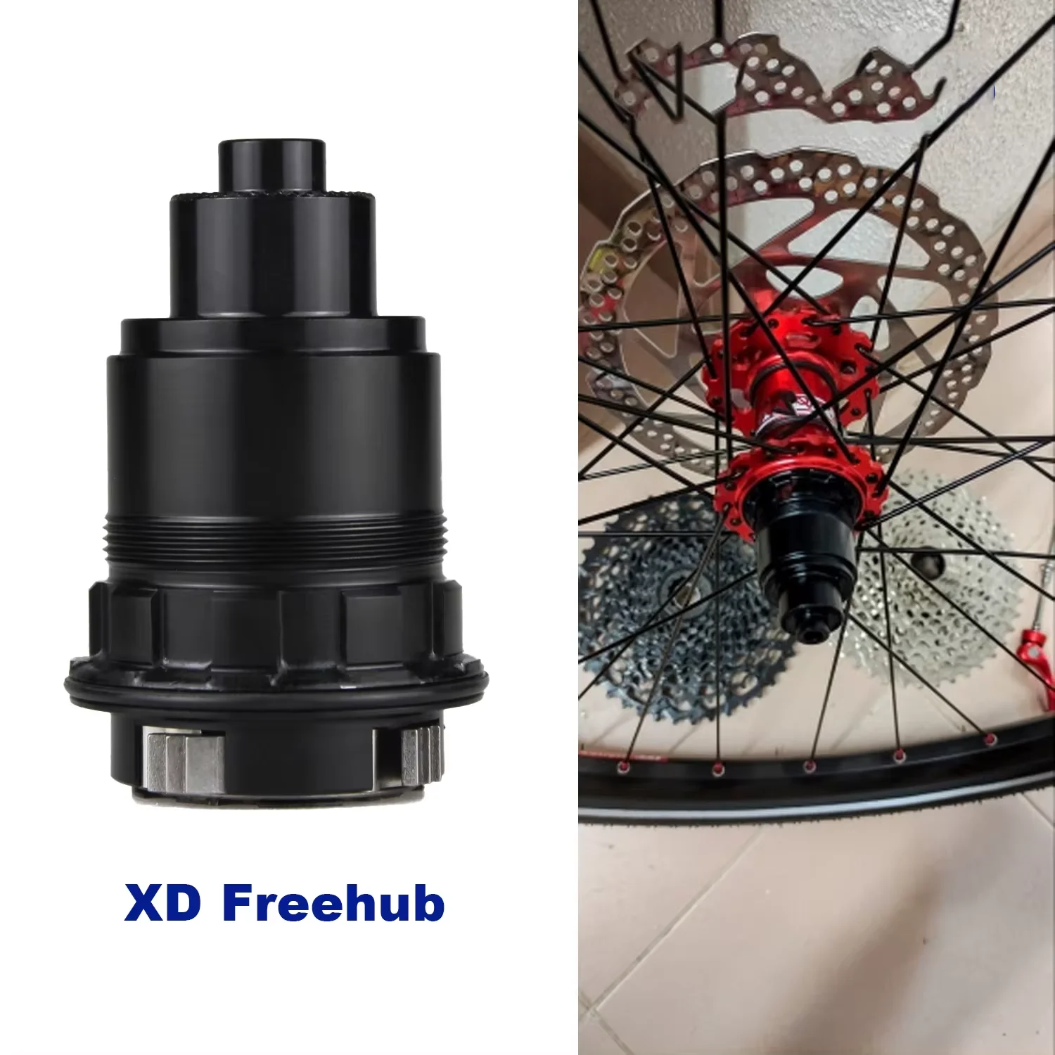 ARC MTB Bike FreeHub THRU QR 4 6 Pawls 3 Teeth HG Micro Spline MS XD Bicycle Drive Body 135mm 142mm strummer Adapter Free Hub