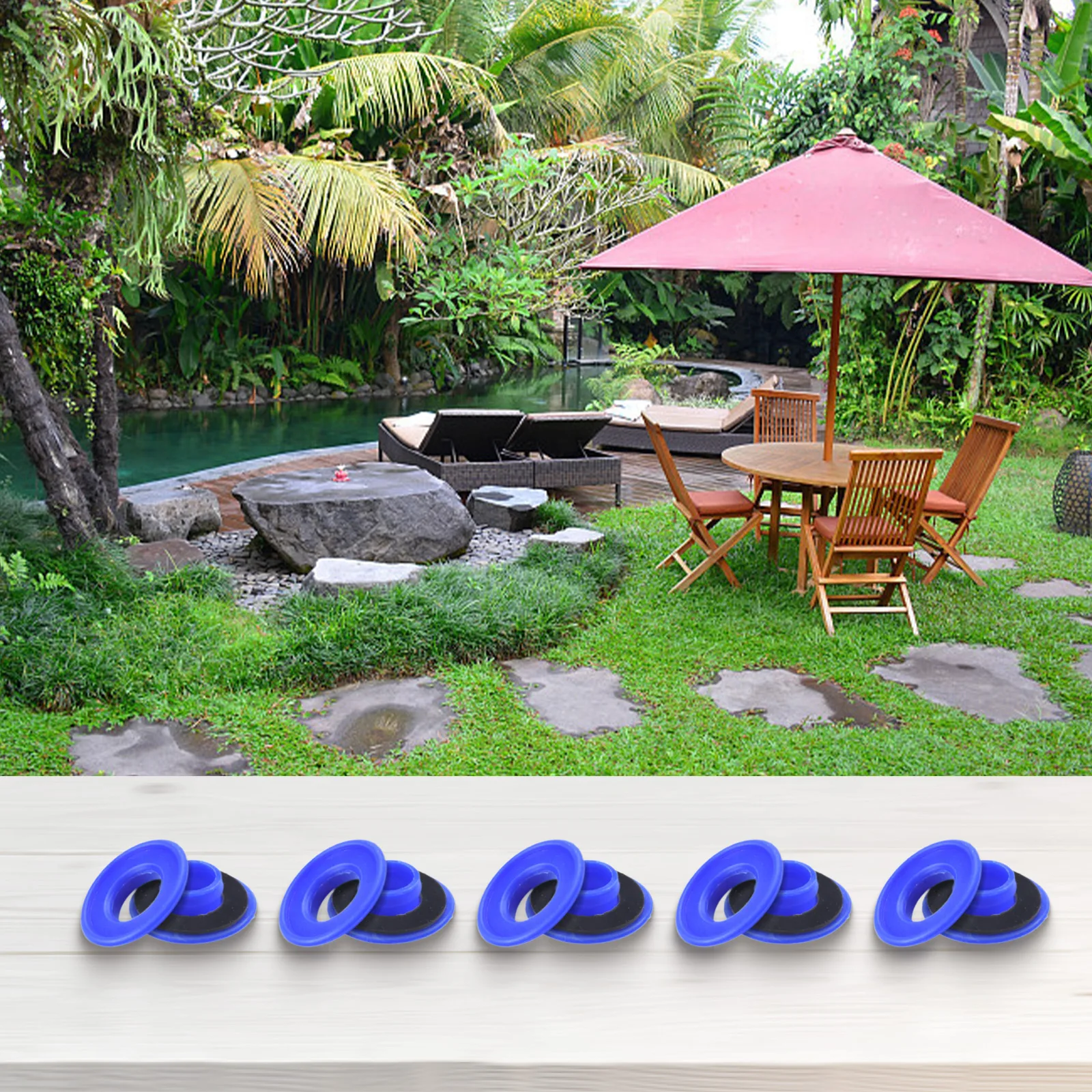 10pc/50PC Plastic Eyelets Set Round Eyelets Tarpaulin Eyelets Solar Cover Pool Tarpaulin Buckle Button Fabric Punching Tool Part