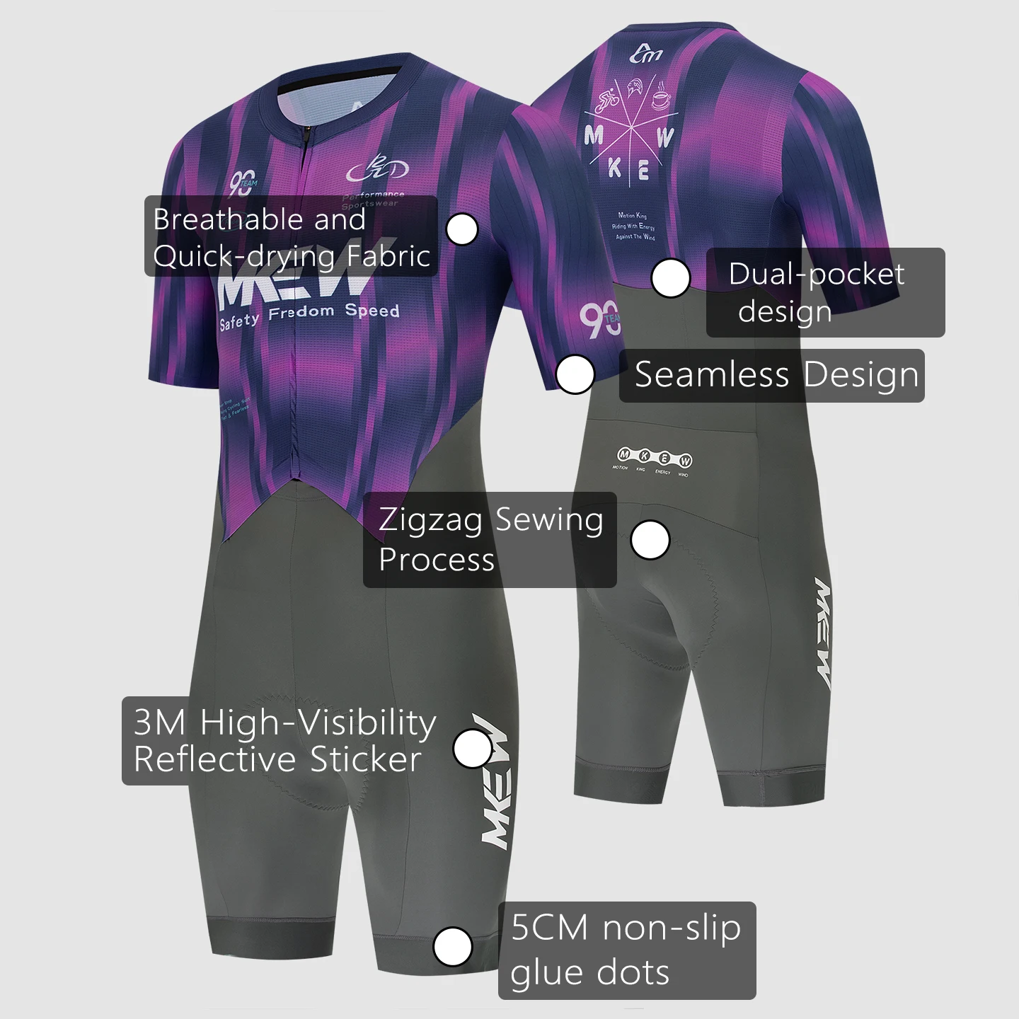 2026 MKEW 팀 사이클링 저지 세트 여름 통기성 - Cycling Commuter Clothing 리뷰 및 가격