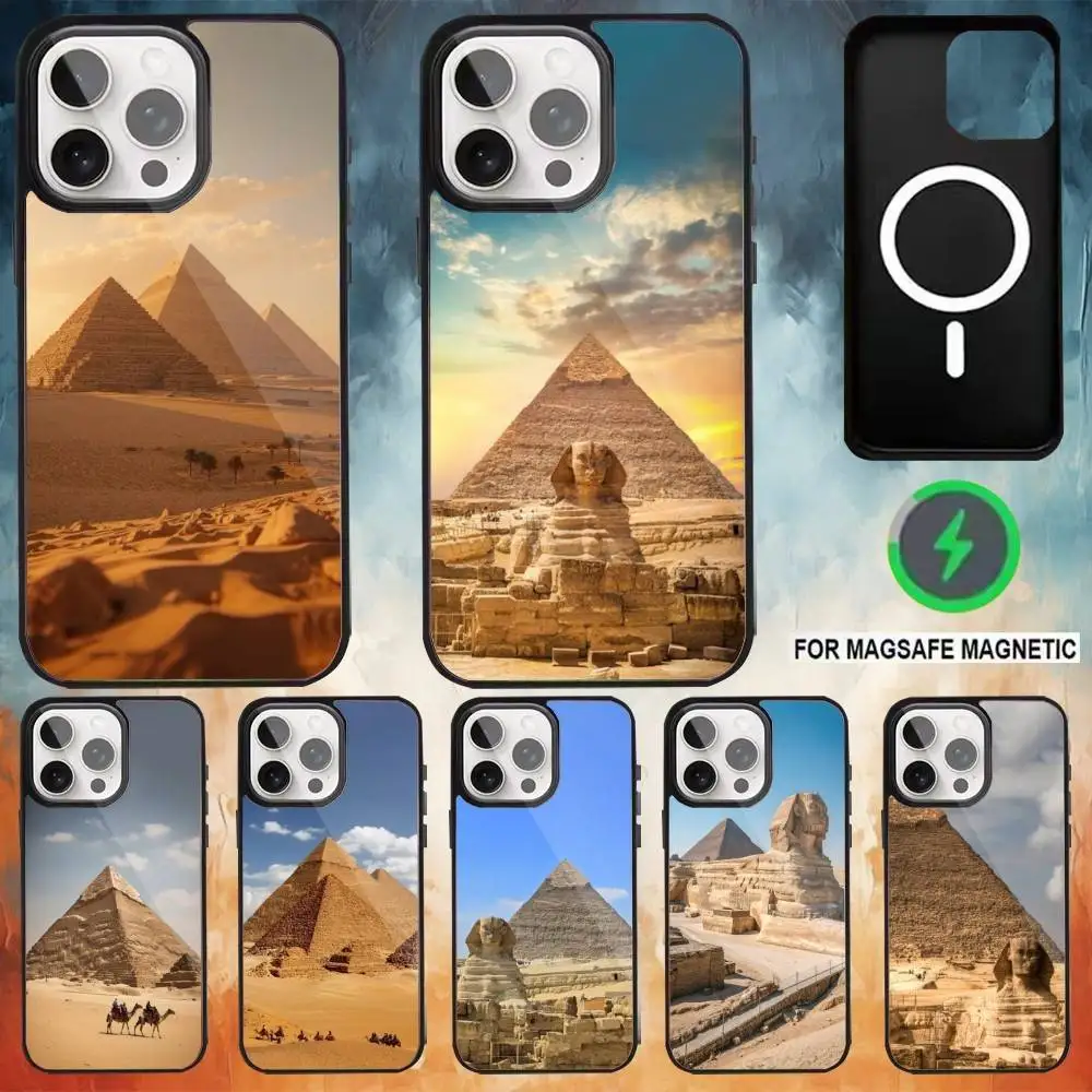 

The Egyptian Pyramids Phone Case For iPhone 17,16,15,14,13,12,Plus,Pro,Max for Magsafe Magnetic Wireless Charging