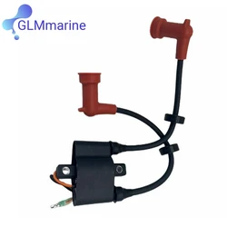 Ignition Coil 65W-85570 for Yamaha 4 Stroke 25HP F25 T25 Outboard Motor 65W-85570-00 65W-85570-01