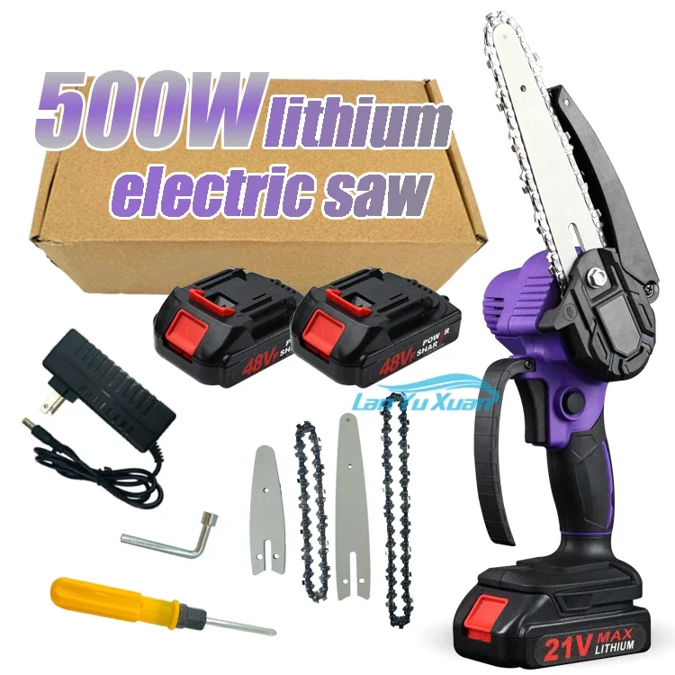

FDLJ4-1Electric 21V Cordless Wood Cutting Chain Saw Powered Mini Chainsaw with Battery