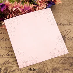 Leaves Corner Embossing Folders New 2024 For Card Making Supplies Paper Craft Supplies Scrapbooking Plastic Embosser Stencil DIY