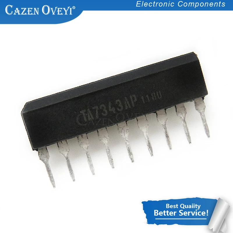 Chipset 5pcs/lot TA7343AP TA7343 SIP-9 In Stock