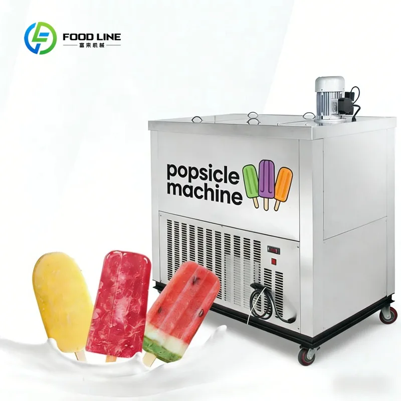 Customized Mini Ice Popsicle Maker Machine Commercial Ice Cream Popsicle Manufacturing Machine for Stick Production