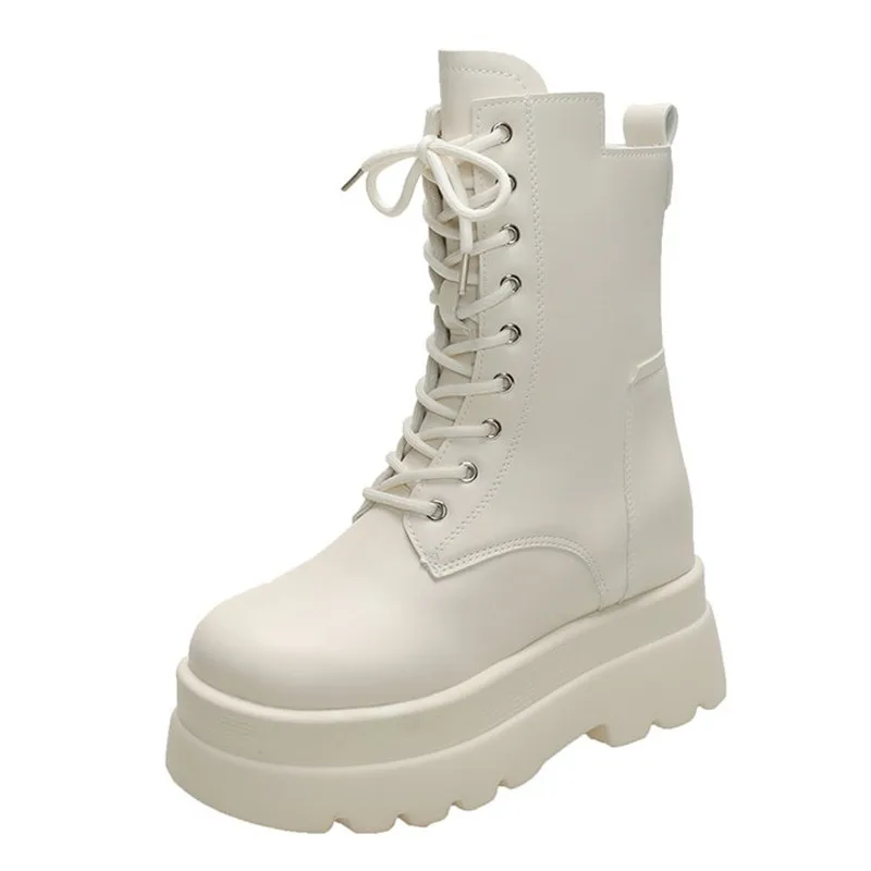 

NEW 9CM Women Mesh Chunky Sneakers Autumn High Platform Shoes High Heels Wedges Casual Shoe Woman Breathable Sports Dad Sneakers