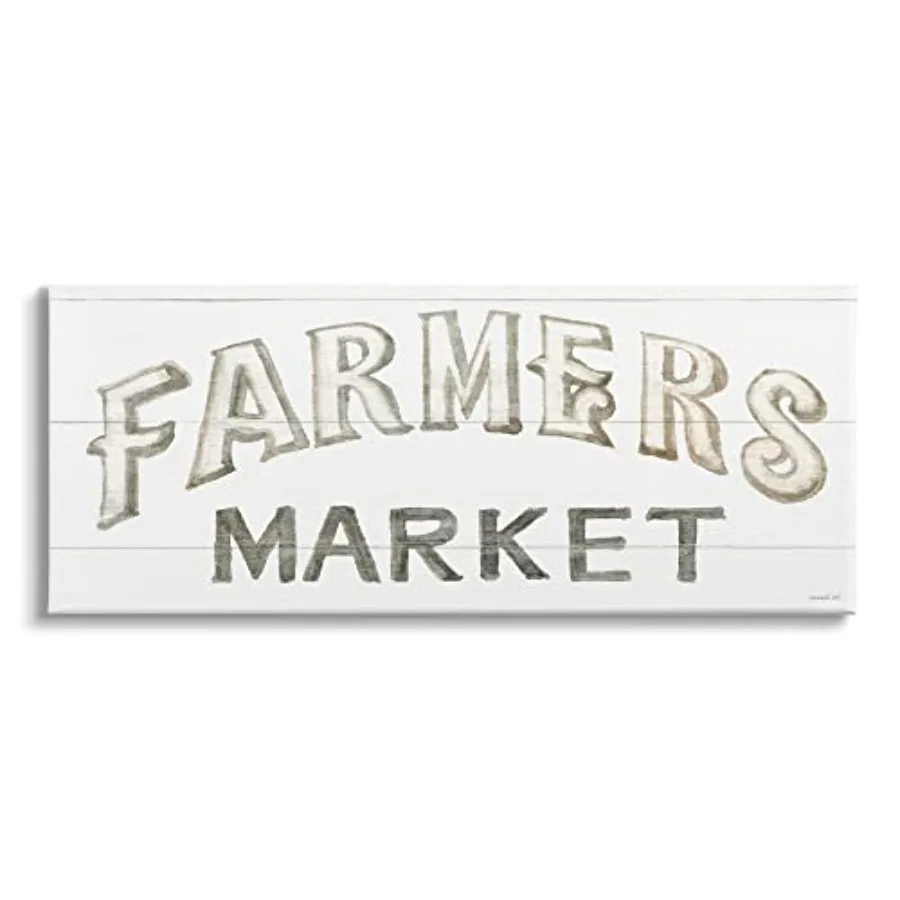 

Traditional Farmers Market Sign Classic Typography Design by Danhui NAI
