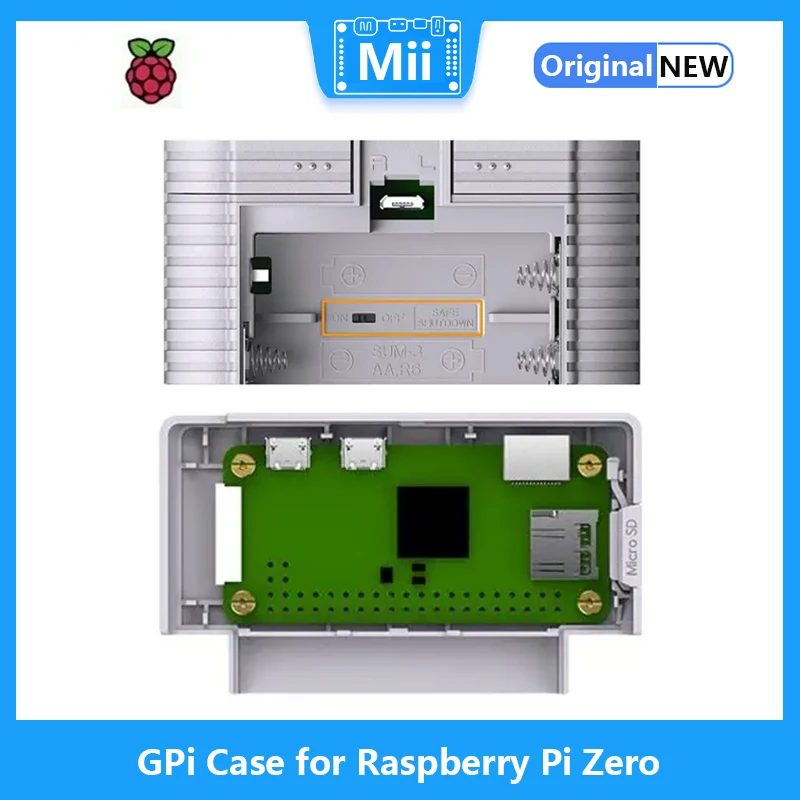 حالة Retroflag-GPi 2 للتوت Pi صفر ، ارفع مستوى Pi صفر إلى وحدة تحكم محمولة مستوحاة من Gameboy تعمل بكامل طاقتها