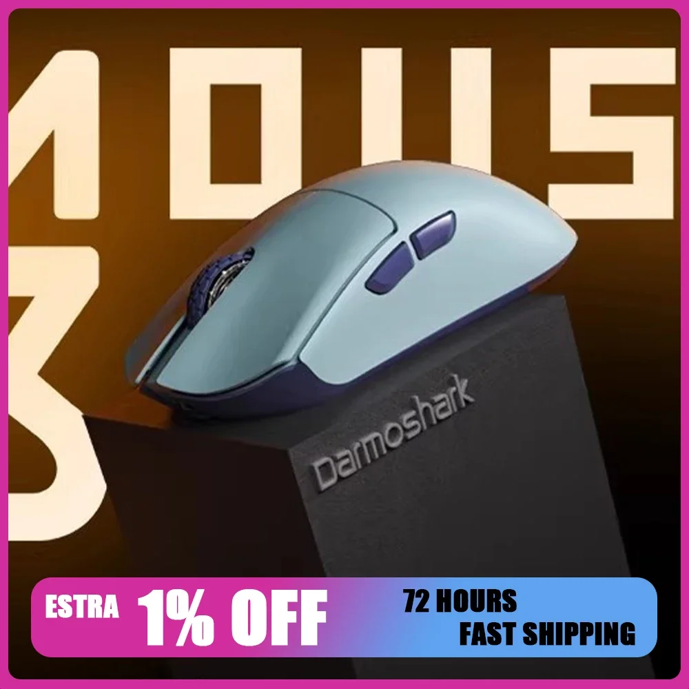 Darmoshark M3PRO Gaming Mouse 26000DPI 3395 Flagship Optical Sensor Wireless Mouse Three Mode Link For CSGO PC Accessories Gifts