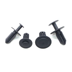 30Pcs Auto Push Type Fender Liner Retainer Rivet Trim Panel Fastener Clips Plastic For BMW Mercedes Benz
