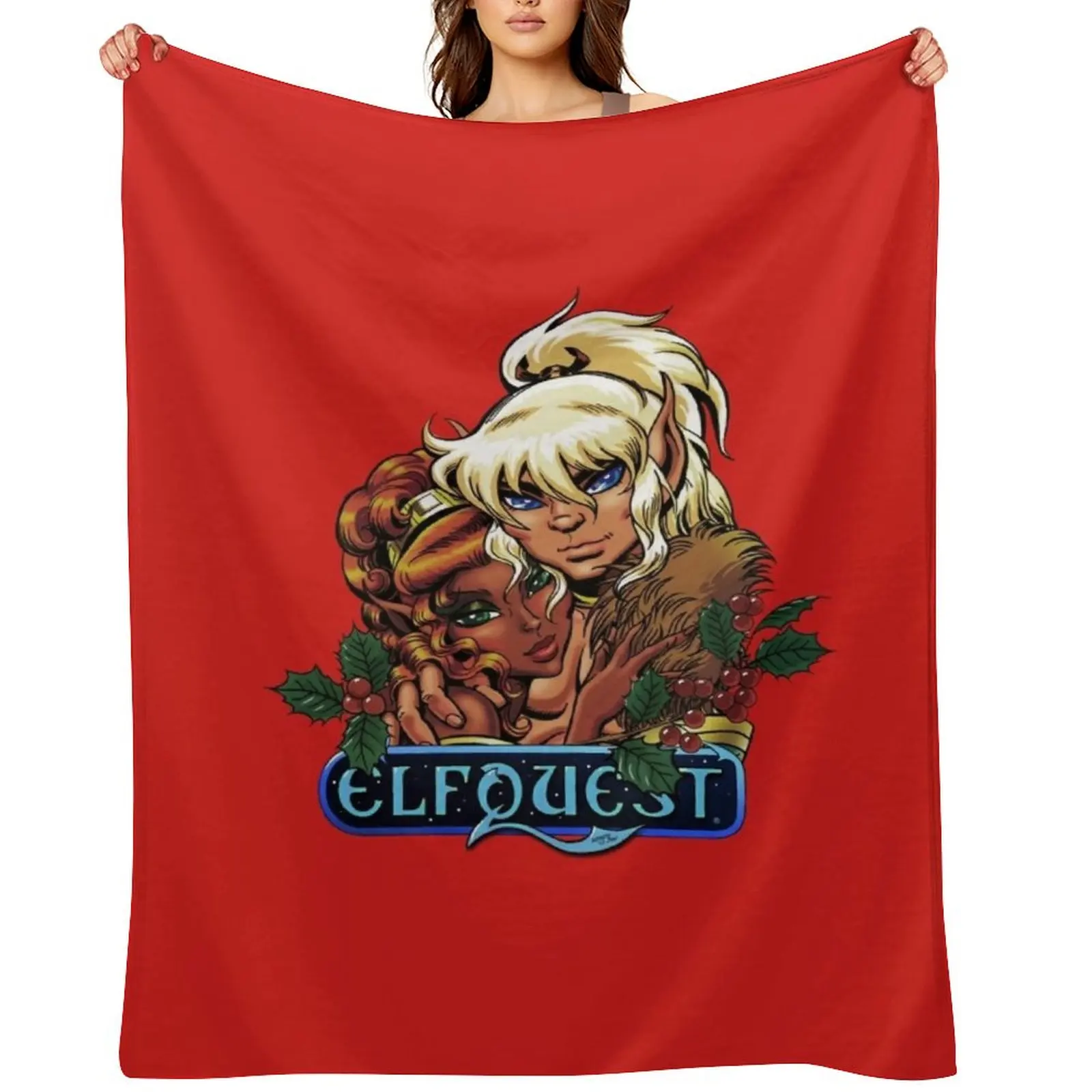 

ElfQuest: Questmas Throw Blanket Baby Bed linens heavy to sleep Thin Blankets