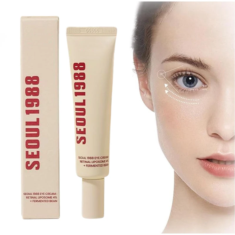 Seoul 1988 Retinol Eye Cream Smoothing Moisturizing Cream Firming Lifting Facial Skincare Set Reduce Puffiness Retinol Essence