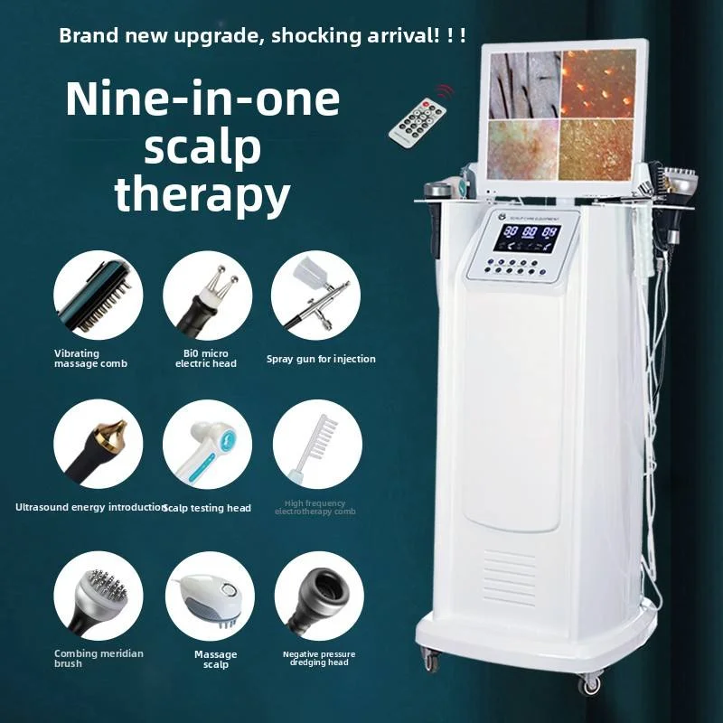 Scalp Detector, Hair Follicle High-Definition Machine, Hair Care Multifunctional Cleaning and Beauty Salon Use