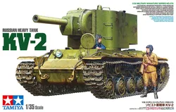 Tamiya KV 2 Russian Heavy Tank 35375 Military Plastic Model Kit Scale 1:35