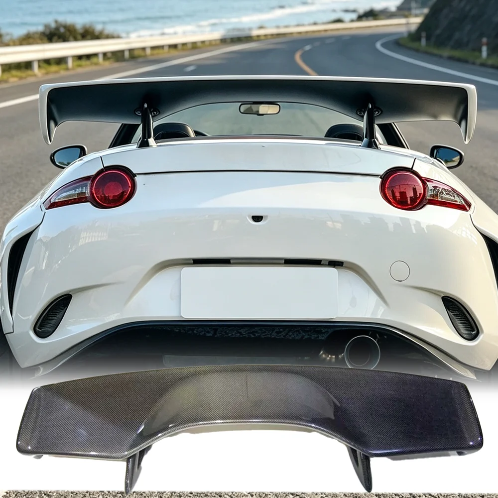 

Suitable for Mazda MX5 Miata ND RF MK Glass Fiber True Carbon Brazing Spoiler Luggage Rear Wing Racing Accessories