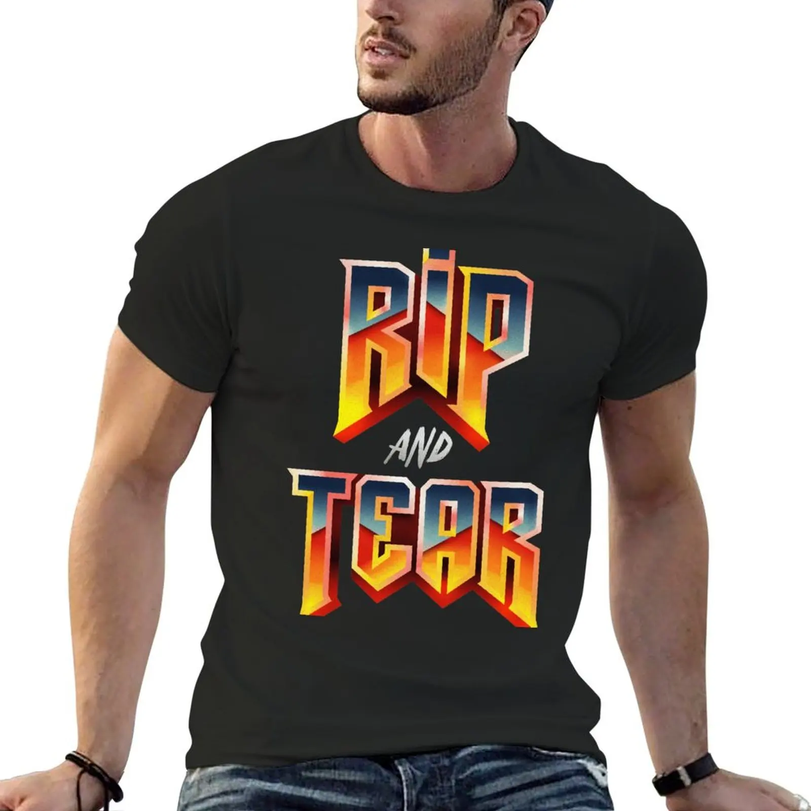 Rip and Tear v2 T-Shirt graphics street wear essential t shirt t shirt for men