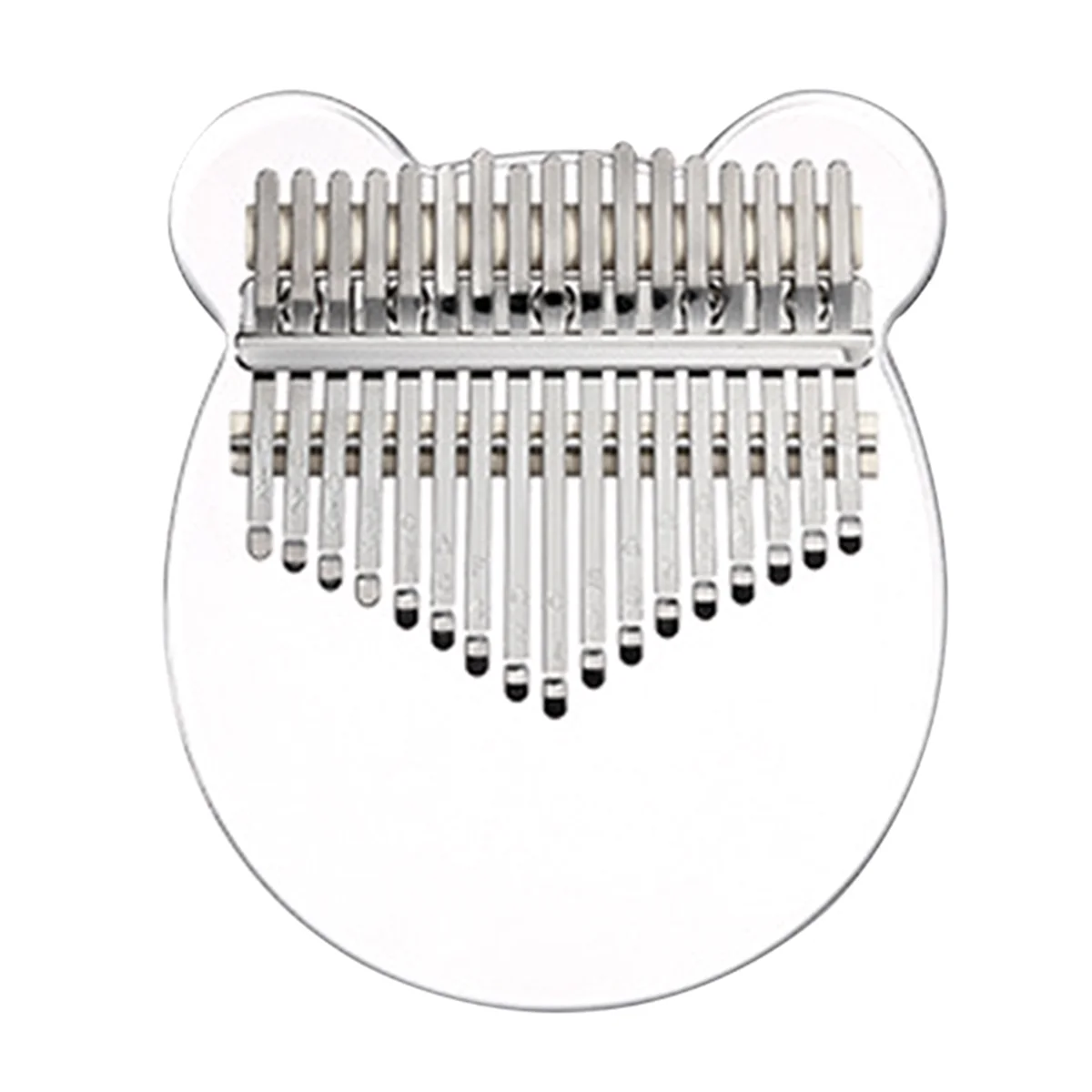 Kalimba 17 Keys Thumb Piano, Clear Transparent Acrylic Finger Piano Instrument