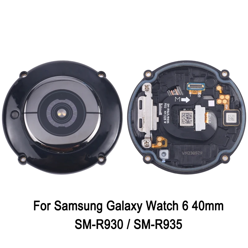 Bottom Cover Full Assembly For Samsung Galaxy Watch6 40mm SM-R930 R935 Back Cover +Heart Rate Sensor +Wireless Charging Module