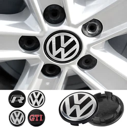 56MM/65MM/66MM Car Wheel Hub Center Caps Rims Covers Auto Accessories For Volkswagen VW Golf Passat Polo Jetta Tiguan CC Lavida