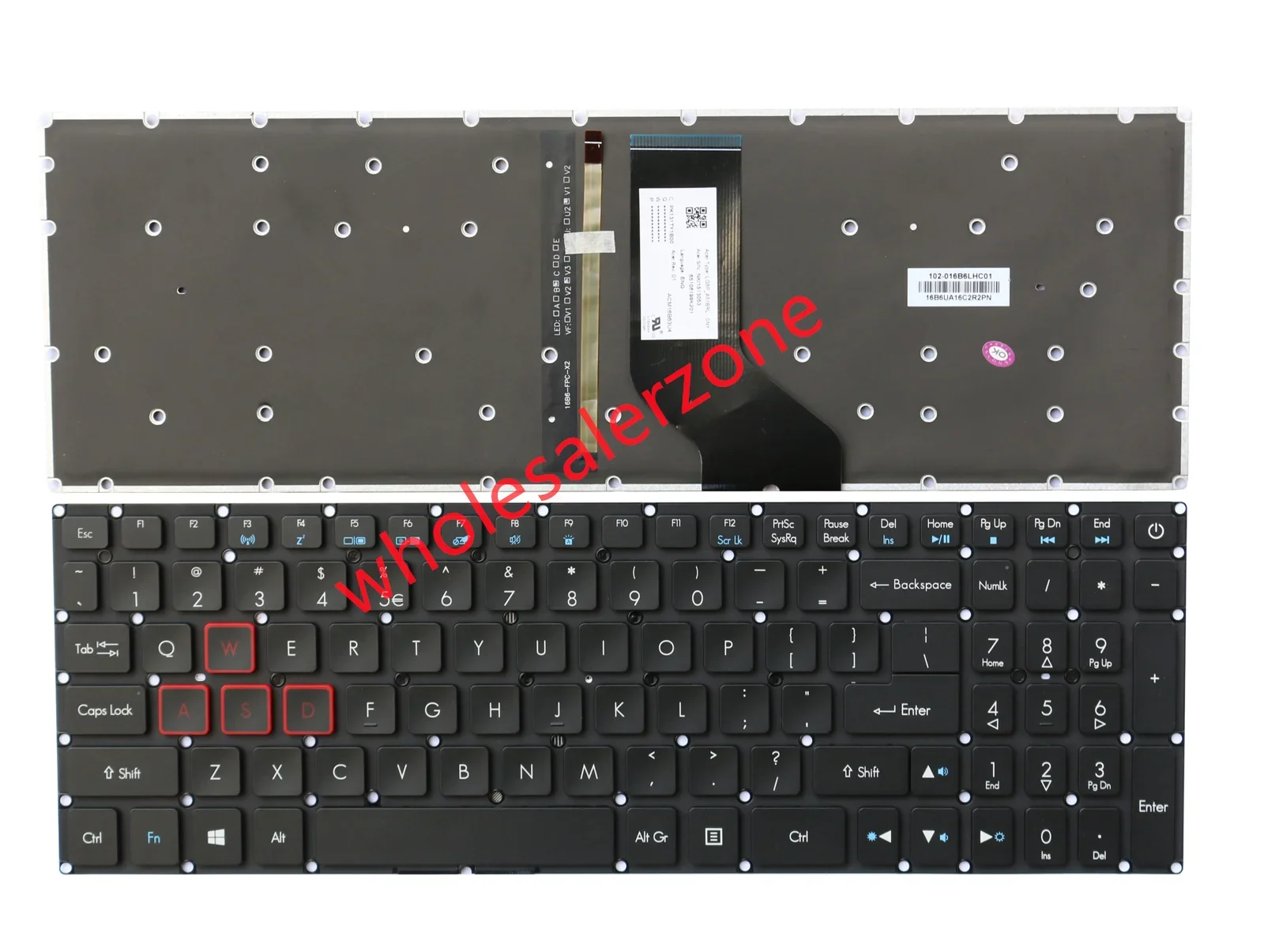 New US Keyboard for Acer AVX5-591G VN7-793G VN7-593 VN7-593G VN7-593G-74J4  Predator Helios 300 G3-571 G3-572 G3-572-72YF series