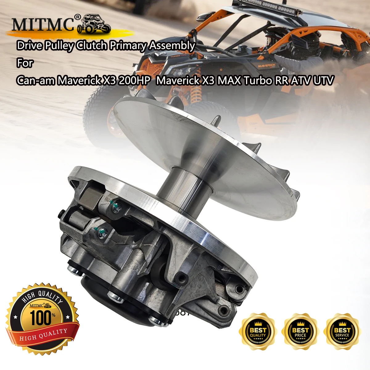 

Drive Pulley Clutch Primary Assembly For Can*am Maverick X3 200HP Maverick X3 MAX Turbo RR ATV UTV 420686870