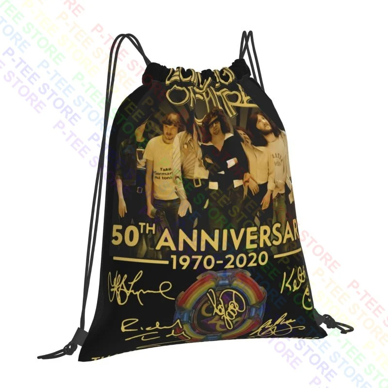 Electric Light Orchestra Elo 50Th Anniversary 1970 2020 Drawstring Bags Gym Bag Swimming Bags For Travel