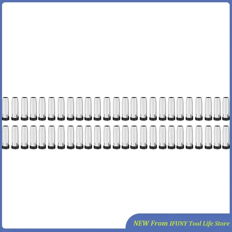 

50PCS 24KD Gas Nozzle 50Pcs MIG Welding Torch Gas Nozzle Contact Tip For MIG/ Welding Tool New