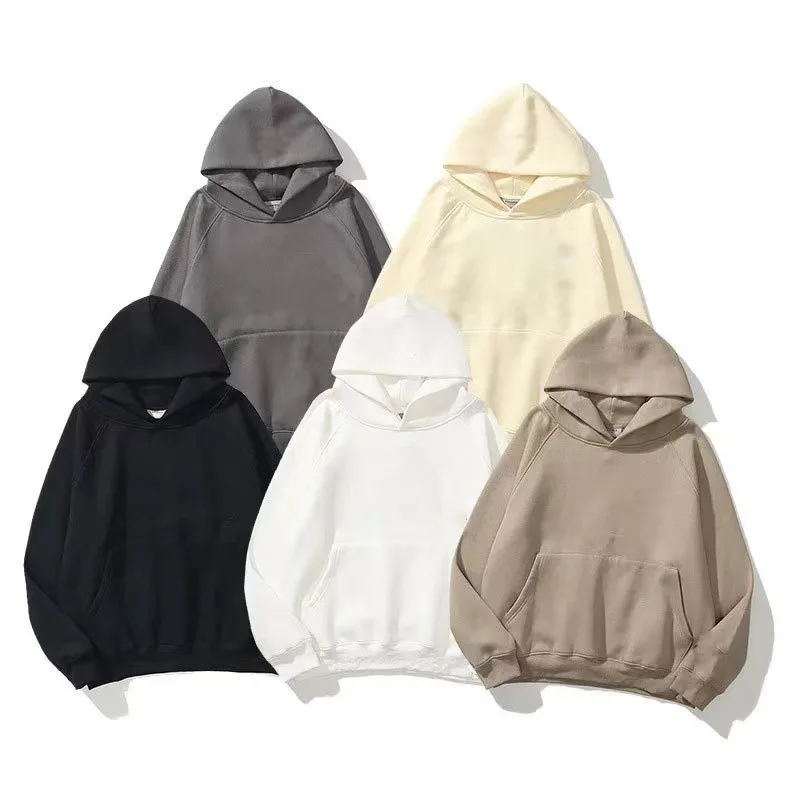 

Sports Hoodie 2023 Autumn Winter Solid Women Men High Street Loose Hooded Pullovers Long Sleeve Pocket Unisex Sweatshirts Tops