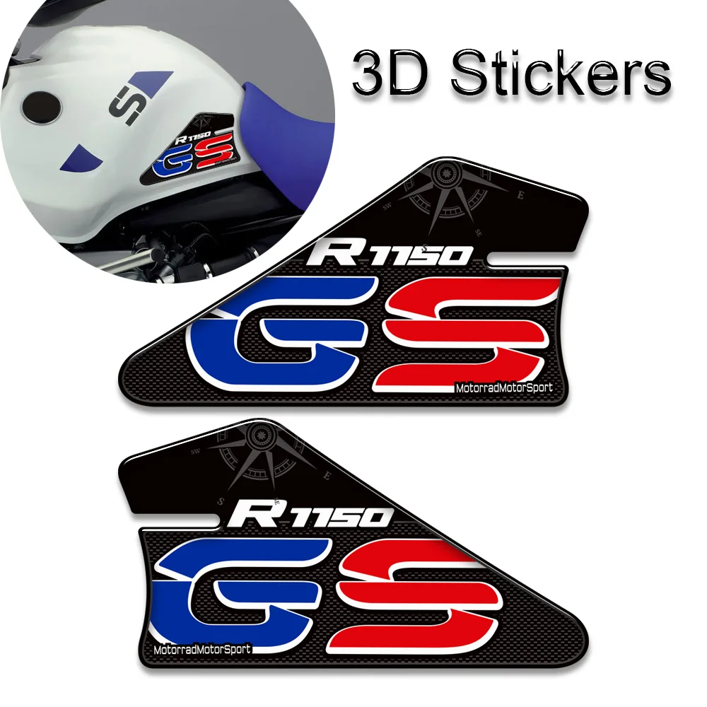 Tank Pad Grips Gas Fuel Oil Kit Knee Stickers For BMW R1150GS R 1150 GS R1150 GSA ADV Adventure Motorcycle Protector Decals