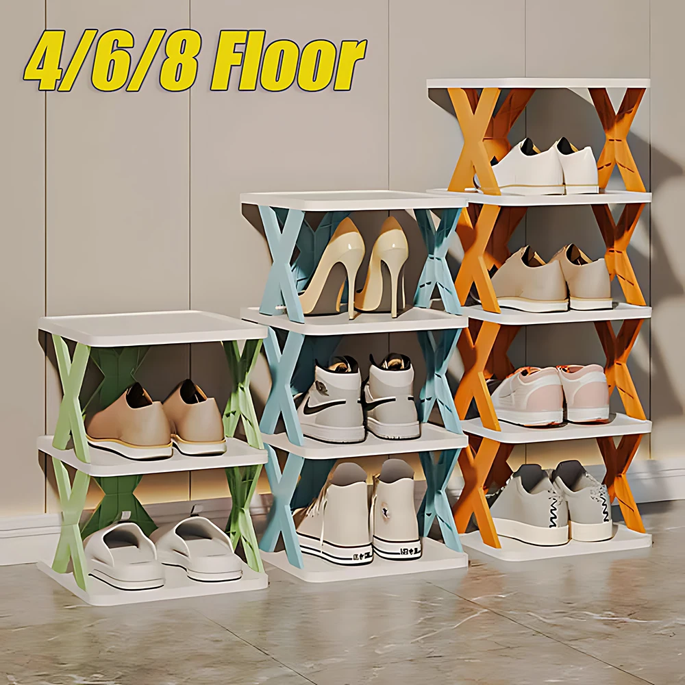 Simple Shoe Rack Multi-Layer Space Saving Shoe Rack  DIY Home Use Multifunctional Organizer  Multifunctional Economic Shoe Rack