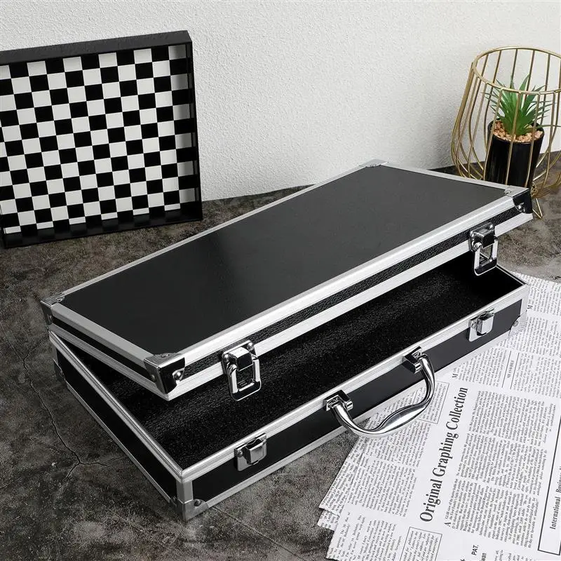 Lock Portable Case Makeup Bag For Travel Container Metal Abs Aluminum Hard Medicine Cabinet Carrying Suitcase