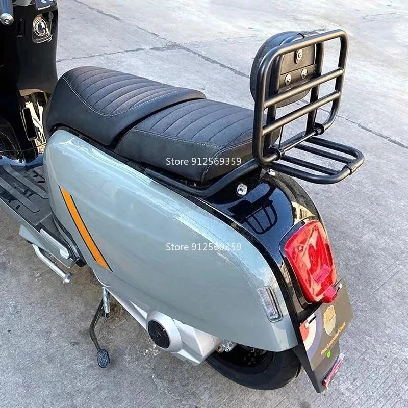 Motorcycle modification folding rear rack, rear passenger backrest, rear armrest and tail rack Fit for Royal Alloy GT150 GT 150
